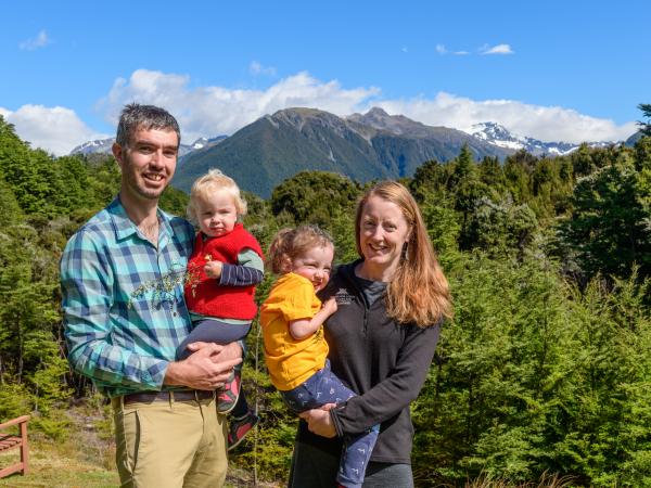 Hannah and Michael McSweeney run Wilderness Lodge Arthur's Pass