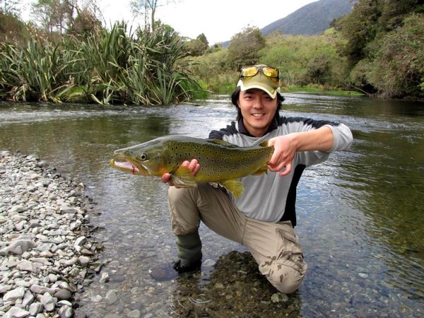 fish for renowned Moeraki brown trout